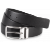 Ceinture classique en cuir pleine fleur, largeur 30mm