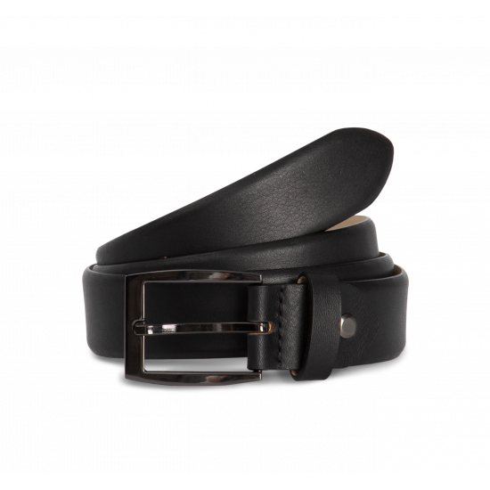 Ceinture classique à bord arrondi réglable