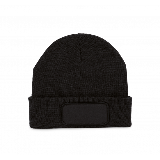Bonnet en fibres recyclés avec patch de personnalisation
