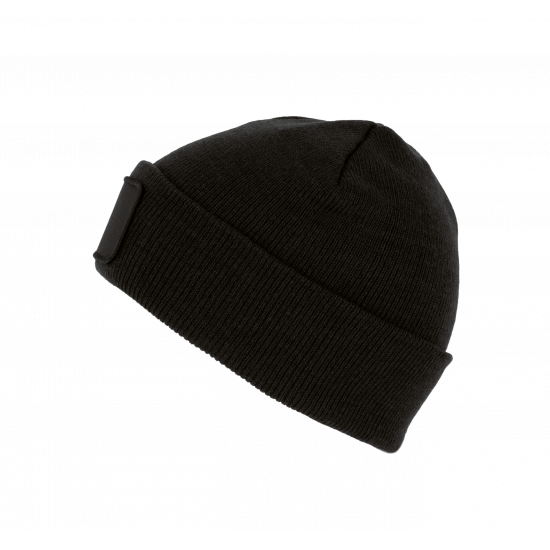 Bonnet en fibres recyclés avec patch de personnalisation