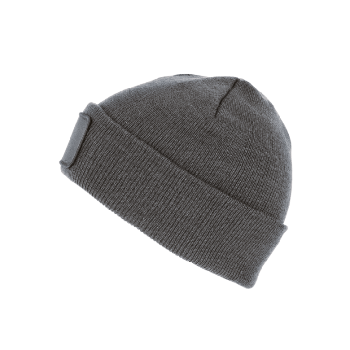 Bonnet en fibres recyclés avec patch de personnalisation