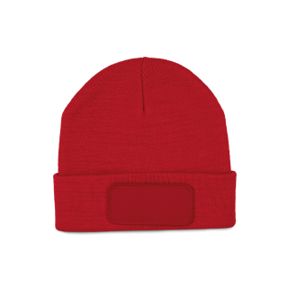 Bonnet en fibres recyclés avec patch de personnalisation