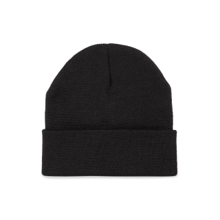 Bonnet recyclé avec revers tricoté