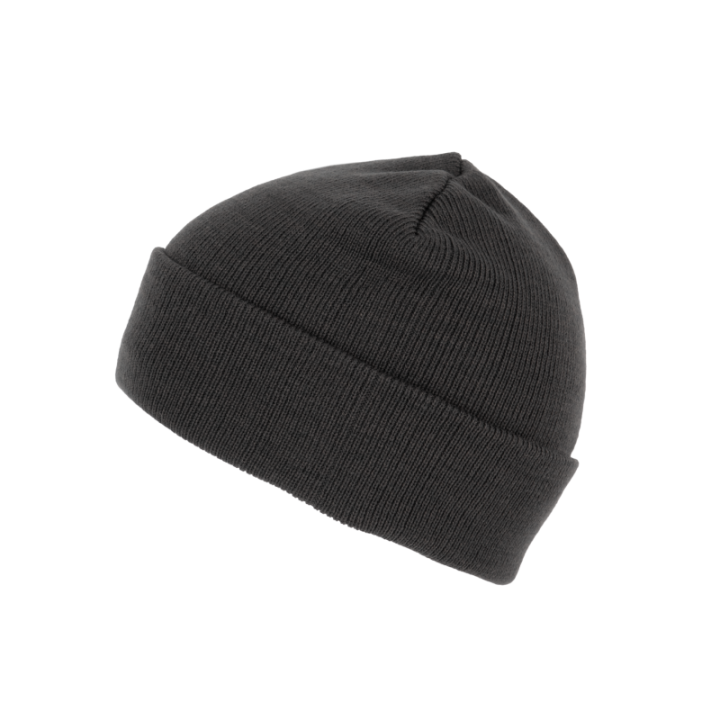 Bonnet recyclé avec revers tricoté