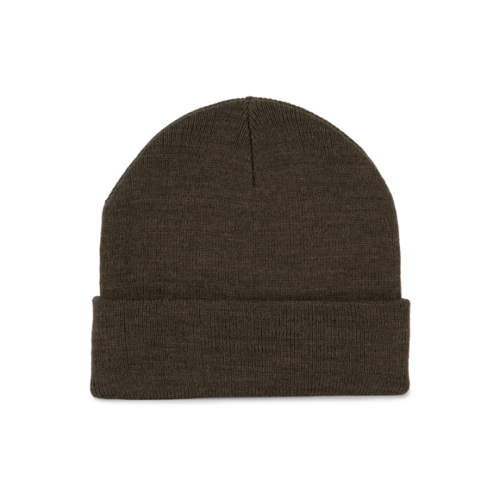 Bonnet recyclé avec revers tricoté