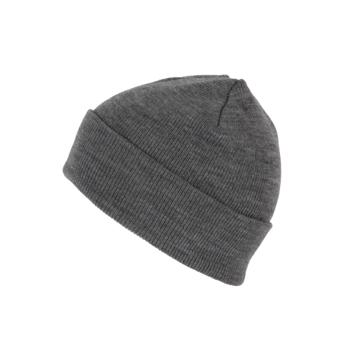 Bonnet recyclé avec revers tricoté
