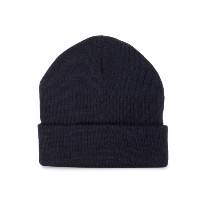 Bonnet recyclé avec revers tricoté