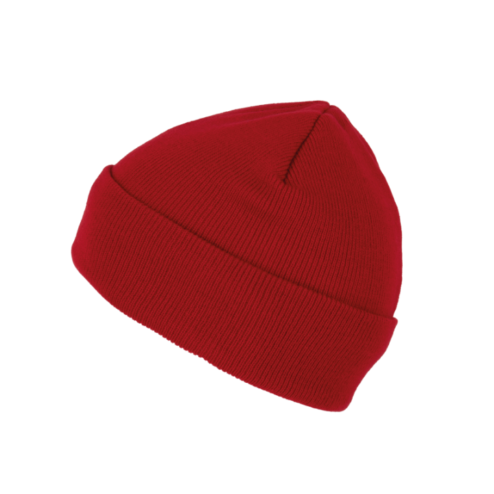 Bonnet recyclé avec revers tricoté