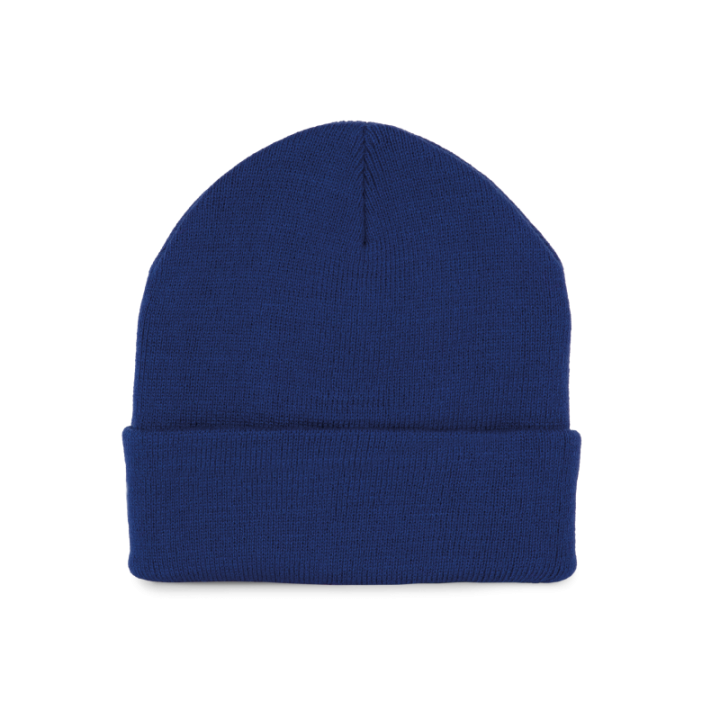 Bonnet recyclé avec revers tricoté