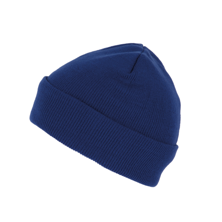 Bonnet recyclé avec revers tricoté