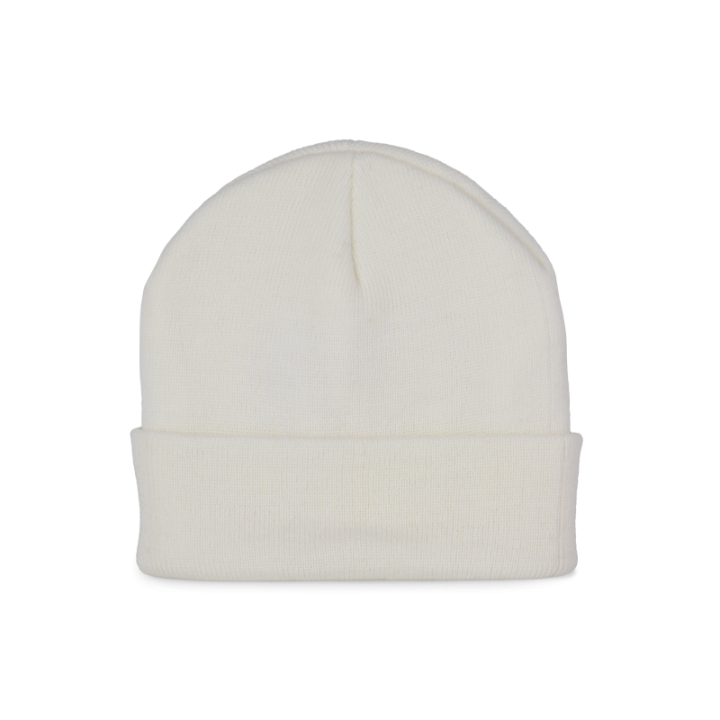 Bonnet recyclé avec revers tricoté