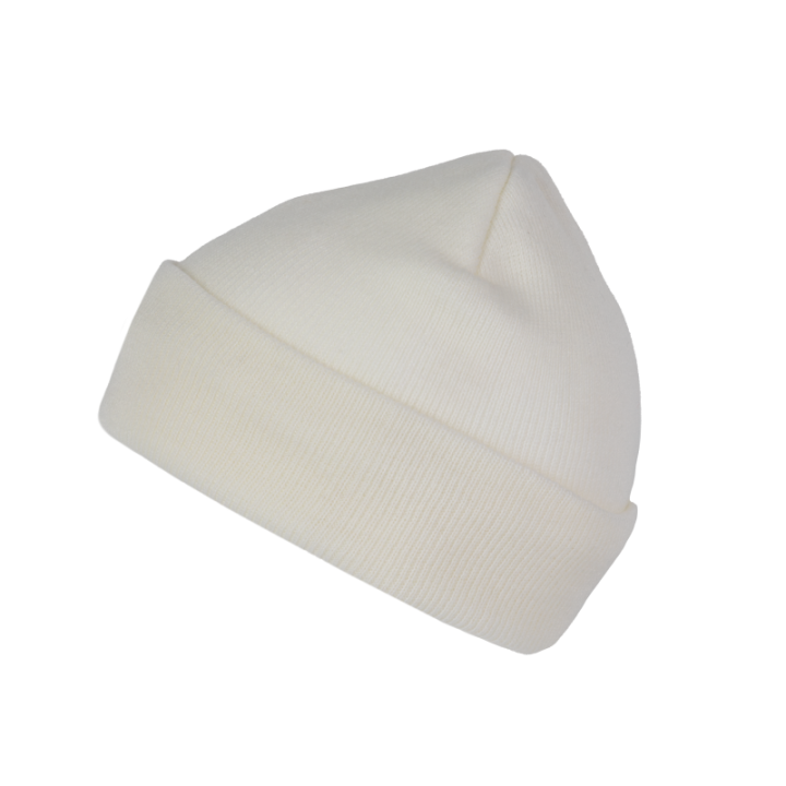 Bonnet recyclé avec revers tricoté
