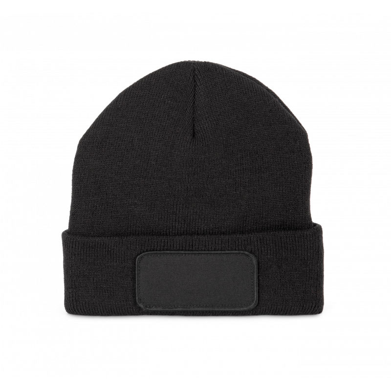 Bonnet avec patch pour personnalisation et doublure thinsulate™