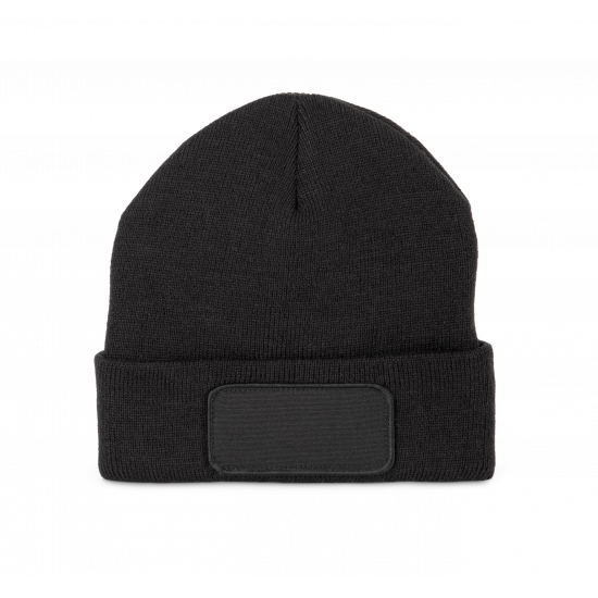 Bonnet avec patch pour personnalisation et doublure thinsulate™