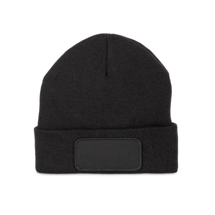 Bonnet avec patch pour personnalisation et doublure thinsulate™