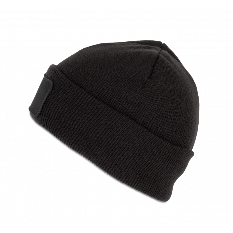Bonnet avec patch pour personnalisation et doublure thinsulate™