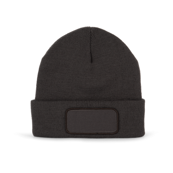 Bonnet avec patch pour personnalisation et doublure thinsulate™