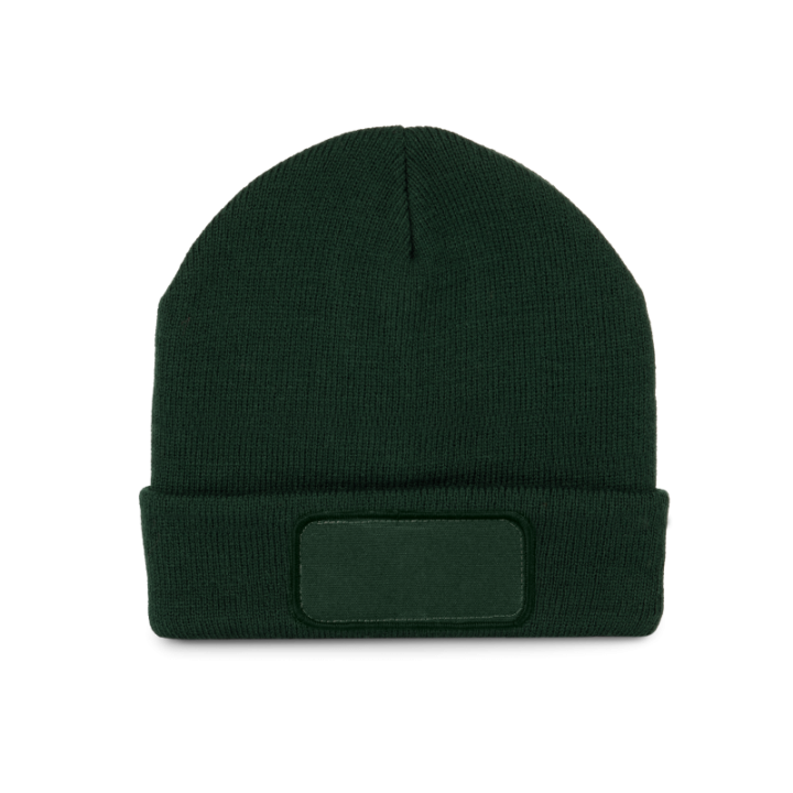 Bonnet avec patch pour personnalisation et doublure thinsulate™