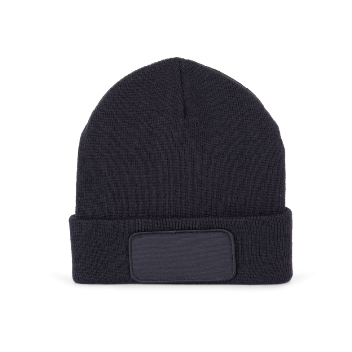 Bonnet avec patch pour personnalisation et doublure thinsulate™