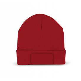 Bonnet avec patch pour personnalisation et doublure thinsulate™
