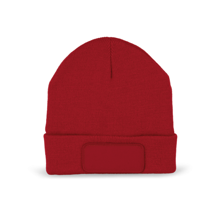 Bonnet avec patch pour personnalisation et doublure thinsulate™
