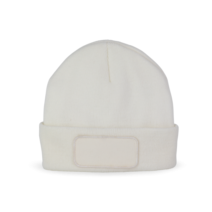 Bonnet avec patch pour personnalisation et doublure thinsulate™