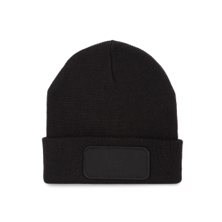 Bonnet avec patch pour personnalisation