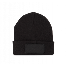 Bonnet avec patch pour personnalisation