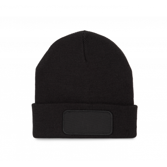 Bonnet avec patch pour personnalisation
