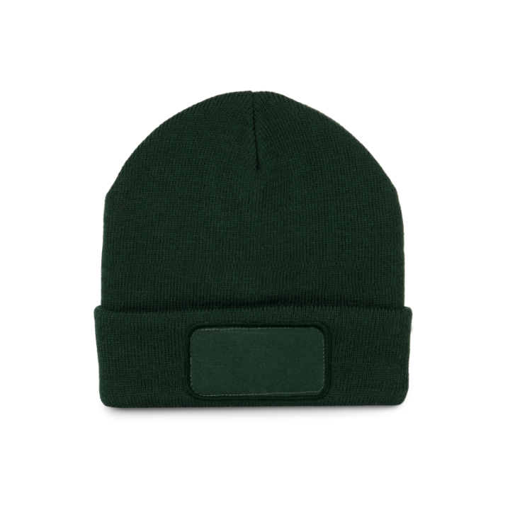 Bonnet avec patch pour personnalisation