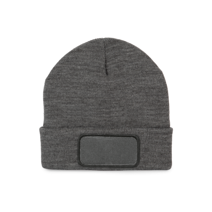 Bonnet avec patch pour personnalisation