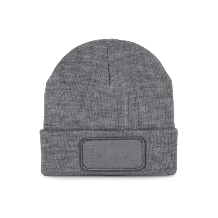 Bonnet avec patch pour personnalisation