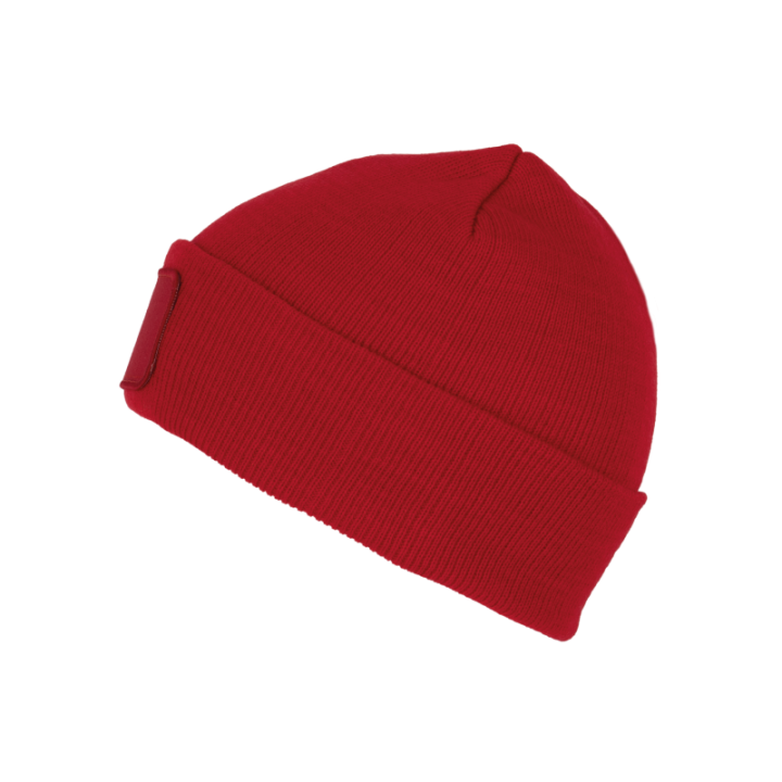 Bonnet avec patch pour personnalisation
