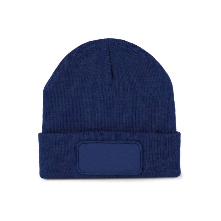 Bonnet avec patch pour personnalisation