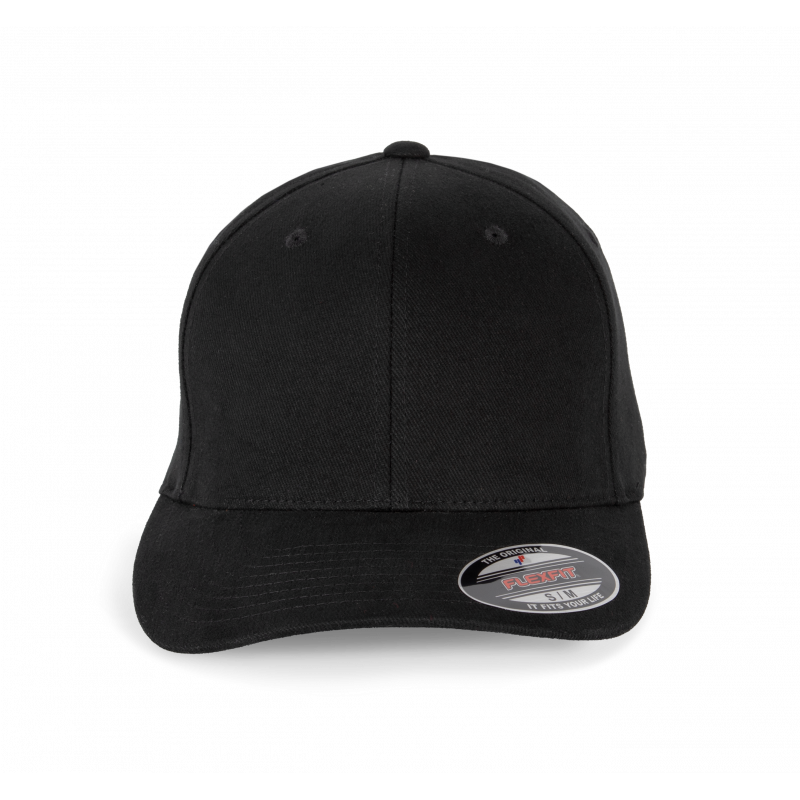 Casquette en coton brossé 6 panneaux