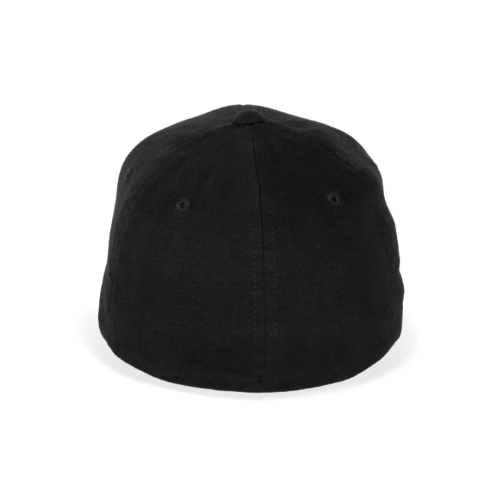 Casquette en coton brossé 6 panneaux