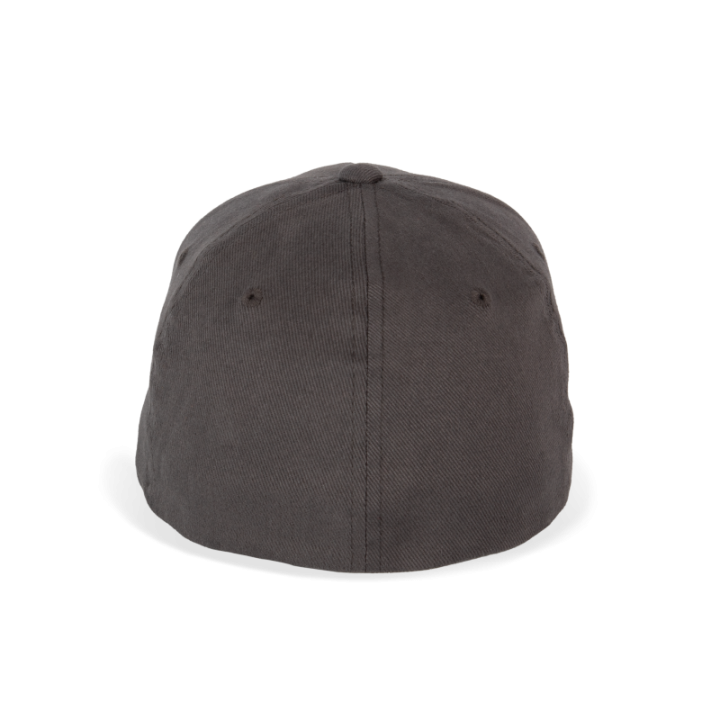 Casquette en coton brossé 6 panneaux