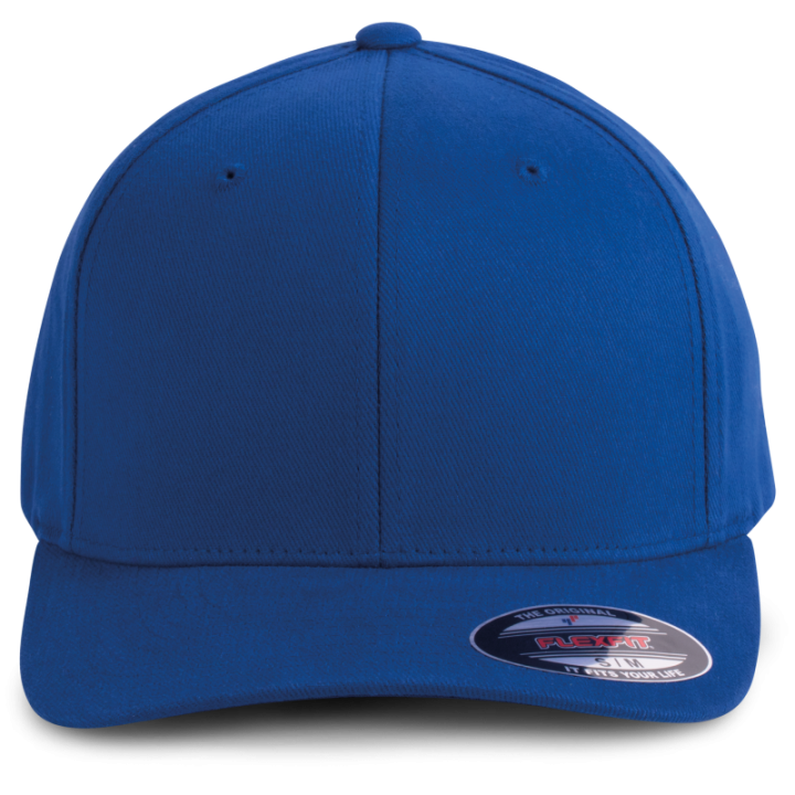 Casquette en coton brossé 6 panneaux