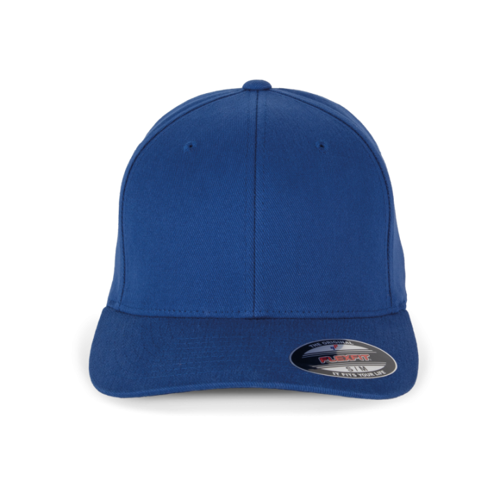 Casquette en coton brossé 6 panneaux