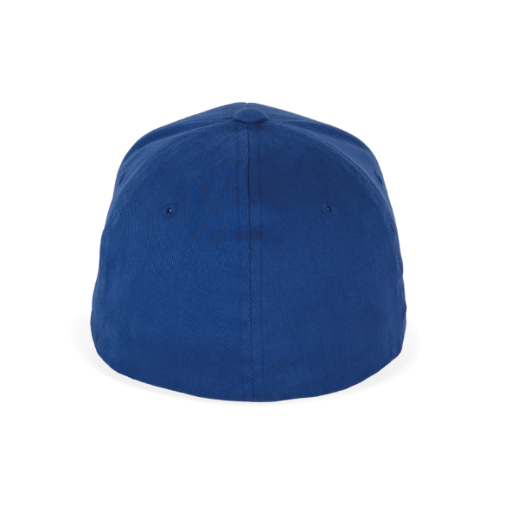 Casquette en coton brossé 6 panneaux
