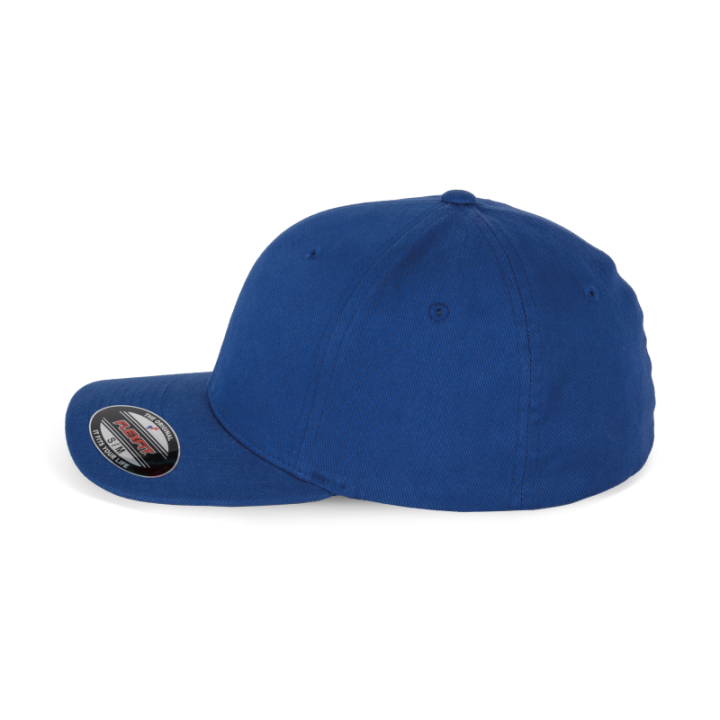 Casquette en coton brossé 6 panneaux