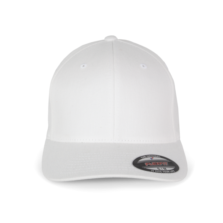 Casquette en coton brossé 6 panneaux