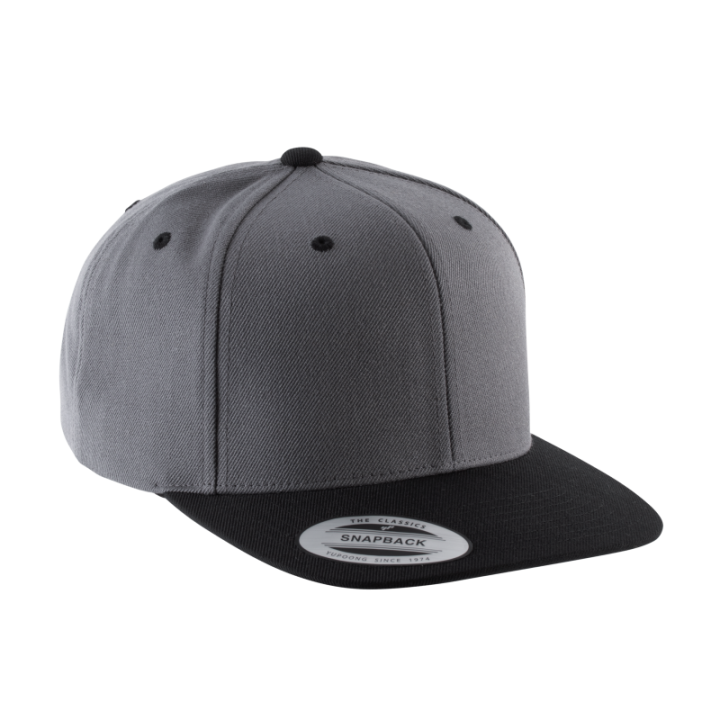 Casquette visière plate 6 panneaux K-UP