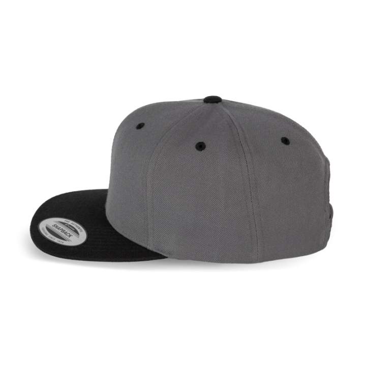 Casquette visière plate 6 panneaux K-UP
