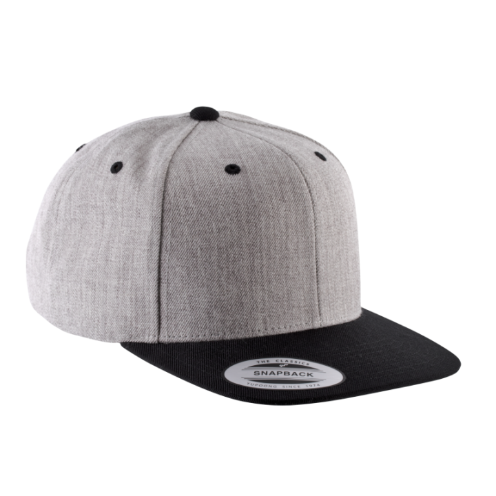 Casquette visière plate 6 panneaux K-UP