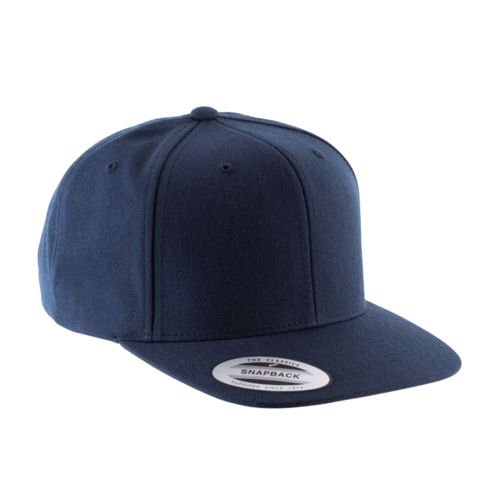 Casquette visière plate 6 panneaux K-UP