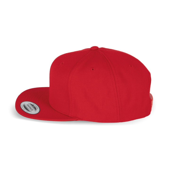 Casquette visière plate 6 panneaux K-UP