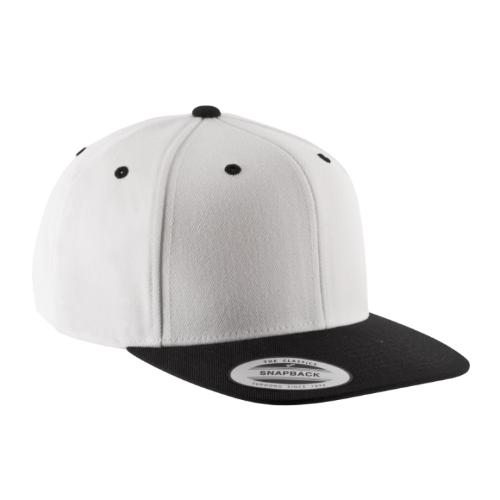 Casquette visière plate 6 panneaux K-UP