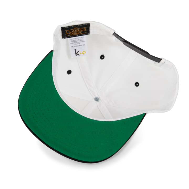 Casquette visière plate 6 panneaux K-UP