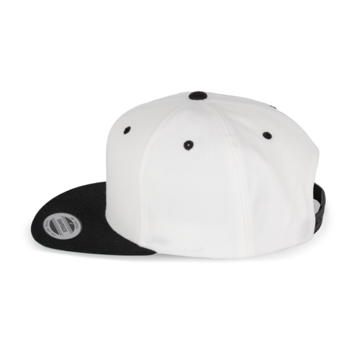 Casquette visière plate 6 panneaux K-UP